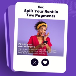 What sounds better than splitting up your rent payment every month? Visit https://getflex.com/ to learn more! What sounds better than splitting up your rent payment every month? Visit https://getflex.com/ to learn more!